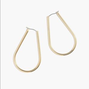 JCrew Horseshoe Hoop Earrings